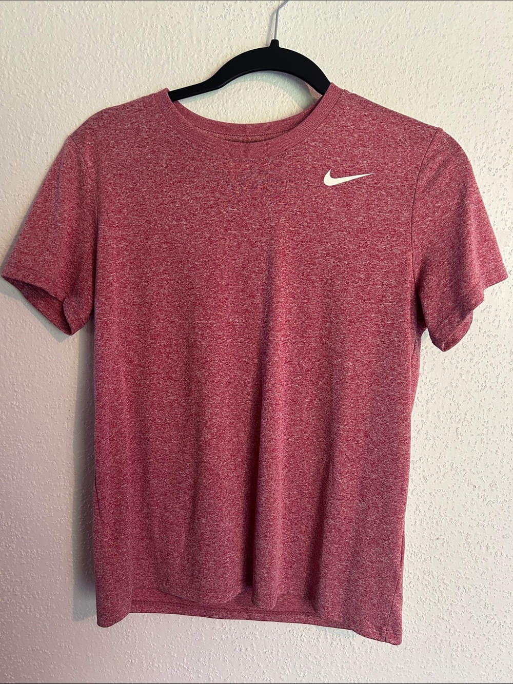 Nike Men's Heather Maroon Short Sleeve Performance Tee